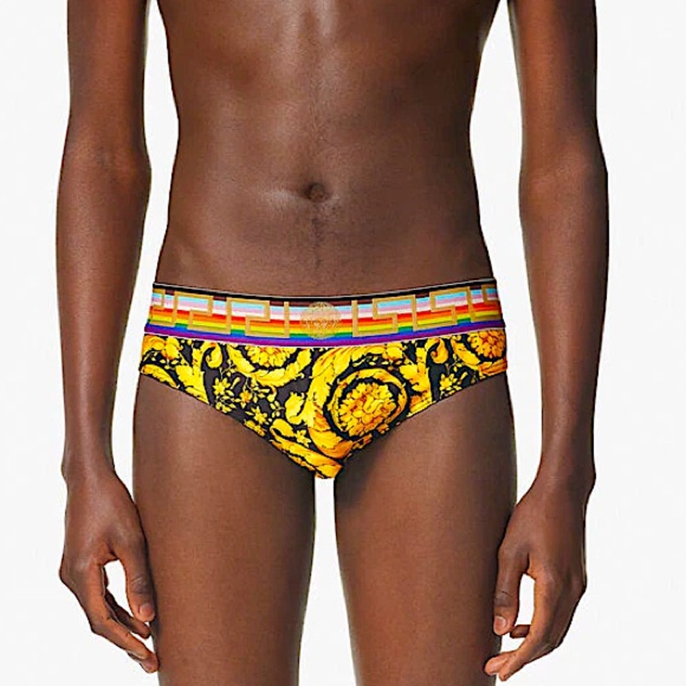 Versace Pride Barocco Swim Briefs